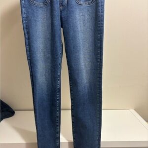 Anthropologie Blue Straight Leg Jeans Classic Design